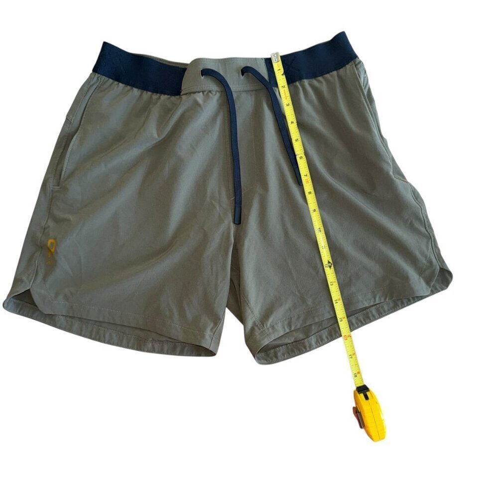 Rhône Base Training Shorts Men Medium Olive Unlined 6” Performance Athletic - Picture 3 of 5